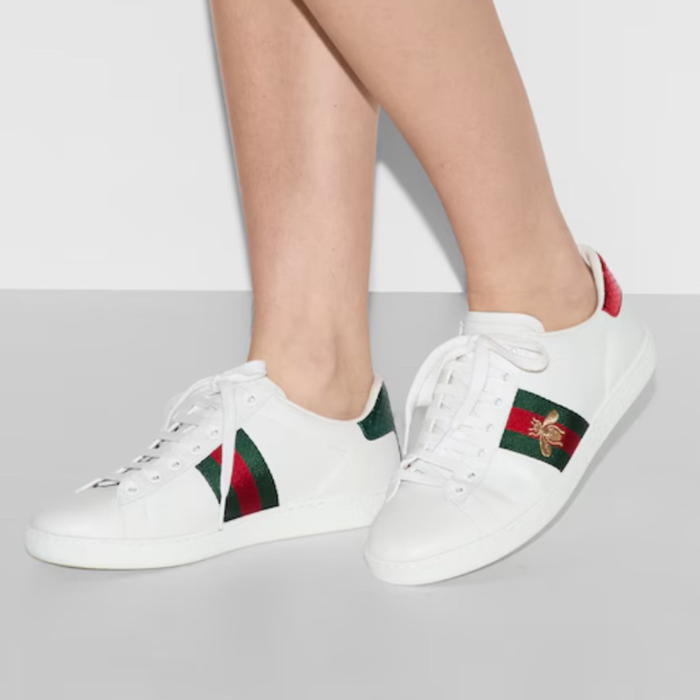 GUCCI ACE SNEAKER WITH BEE